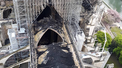 Cathédrale Notre Dame de Paris brulée